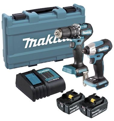 👷‍♂️ Makita Combo Set DLX2414ST mit Bohrhammer + Schlagbohrmaschine + Akkus für 303€ (statt 409€)