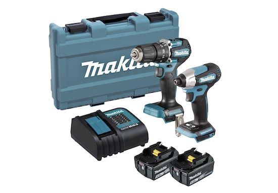 👷‍♂️ Makita Combo Set DLX2414ST mit Bohrhammer + Schlagbohrmaschine + Akkus für 303€ (statt 409€)