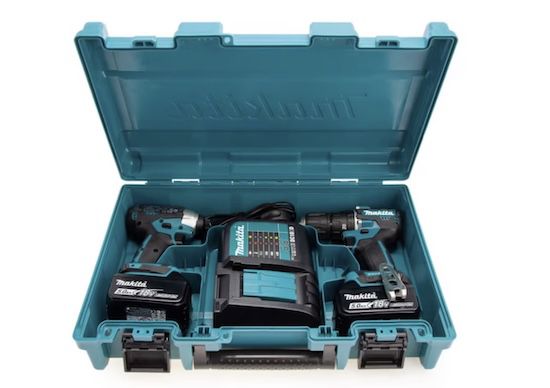 👷‍♂️ Makita Combo Set DLX2414ST mit Bohrhammer + Schlagbohrmaschine + Akkus für 303€ (statt 409€)