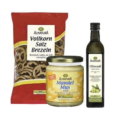 🥨 Alnatura Bio Nahrungsmittel + 3€ Gutschein + keine VSK – z.B. Olivenöl 5,99€ (statt 8€)