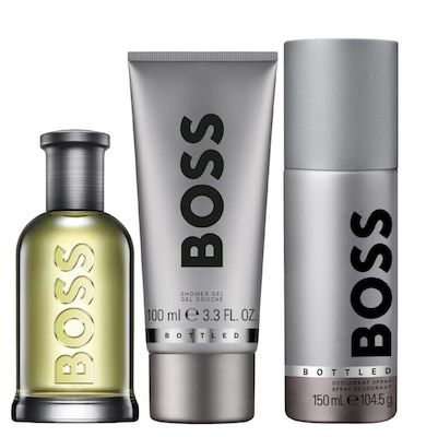 👨 Hugo Boss Bottled Geschenkset (100 ml EdT + 100 ml SG + 150 ml Deo) ab 39,99€ (statt 60€)