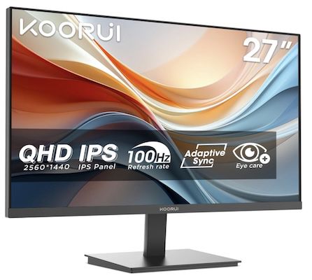 🔥 Schnell? 🖥️ Koorui E2721F - 27 Zoll QHD Monitor mit 100 Hz ab 59,99€ (statt 119€) 🔥 Schnell? 🖥️ Koorui E2721F 27 Zoll QHD Monitor mit 100 Hz ab 59,99€ (statt 119€)