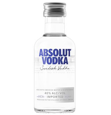 🍸 12x Absolut Vodka Original Miniatur, je 50 ml für 13,49€ (statt 22€)