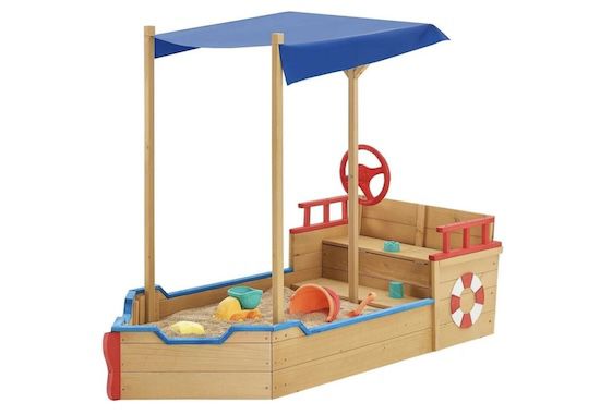 🏴☠️ Juskys Sandkasten-Piratenschiff Käpt’n Pit aus Holz für 74,99€ (statt 100€) 🏴☠️ Juskys Sandkasten Piratenschiff Käpt’n Pit aus Holz für 74,99€ (statt 100€)