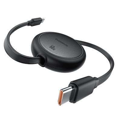 💻 Baseus USB-C auf USB-C Kabel (rollbar), 60W ab 7,99€ (statt 14€)