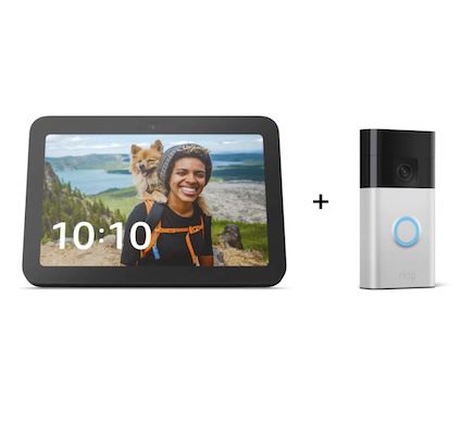 📷 Amazon Echo Show 8 (2023) + 🛎️ Ring Battery Video Doorbell für 99,95€ (stat 140€)