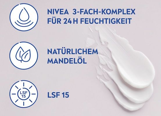🧴 Nivea Tagespflege trockene Haut mit LSF 15 für 2,60€ (statt 4,25€) 🧴 Nivea Tagespflege trockene Haut mit LSF 15 für 2,60€ (statt 4,25€)