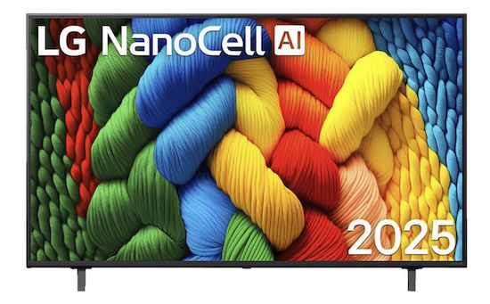 📺 LG 55NANO80A6B   55 Zoll UHD NanoCell AI TV für 318,46€ (statt 464€)