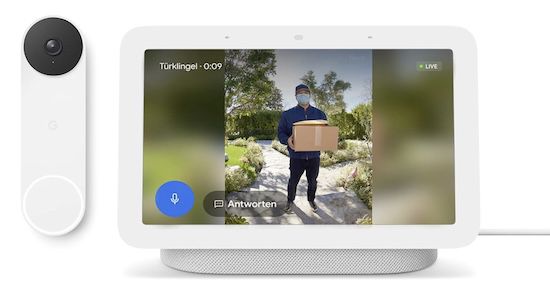 🛎️ Google Nest Doorbell Akku Video Türklingel für 134,99€ (statt 151€)