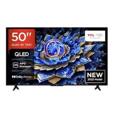 📺 TCL 50T69C – 50 Zoll QLED UHD Smart Google TV ab 279€ (statt 389€)