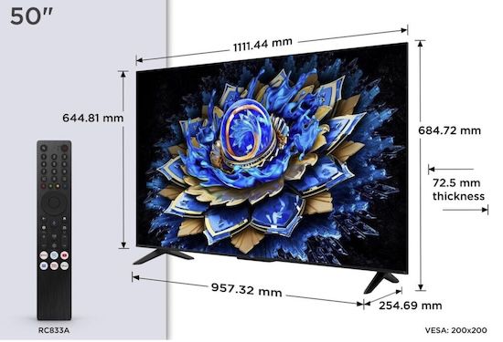 📺 TCL 50T69C - 50 Zoll QLED UHD Smart Google TV ab 279€ (statt 389€) 📺 TCL 50T69C 50 Zoll QLED UHD Smart Google TV ab 279€ (statt 389€)