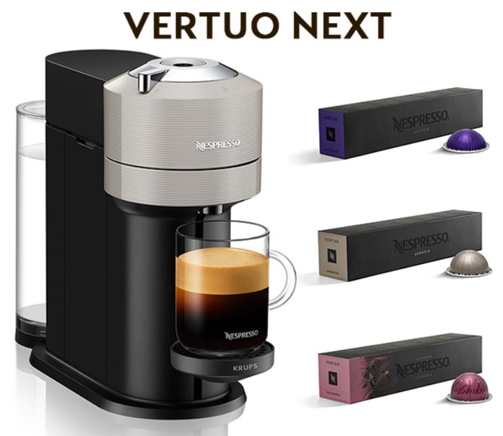 Krups XN 910B Nespresso Vertuo Next Maschine für 59,94€ (statt 70€) + 50 Kapseln