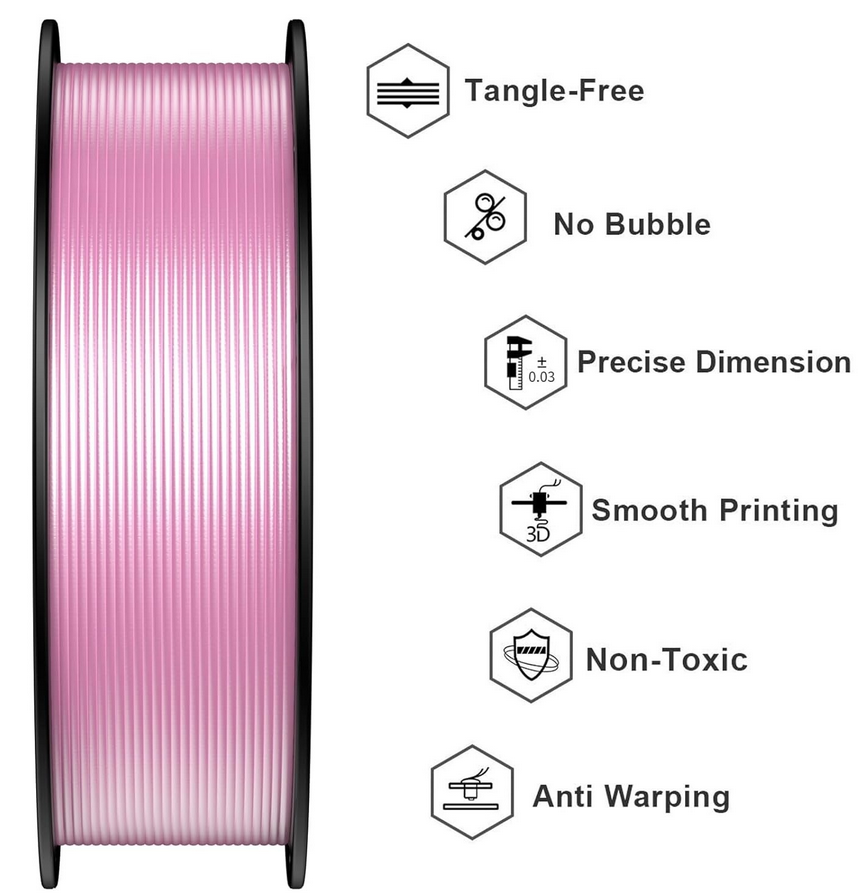 ⚙️Geeetech PLA Filament Silk Regenbogen 1kg für 10,79€ (statt 18€)