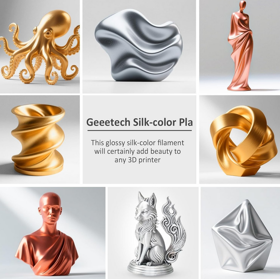 ⚙️Geeetech PLA Filament Silk Regenbogen 1kg für 10,79€ (statt 18€)