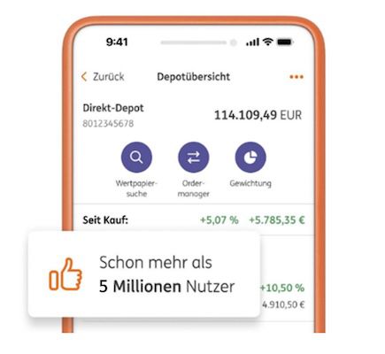 💰 ING Direkt-Depot inkl. 100€ Amazon Gutschein – auch Giro-Bestandskunden
