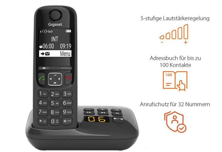 📞 Gigaset AS690A Schnurloses DECT-Telefon + Anrufbeantworter für 38,86€ (statt 46€) 📞 Gigaset AS690A Schnurloses DECT Telefon + Anrufbeantworter für 38,86€ (statt 46€)