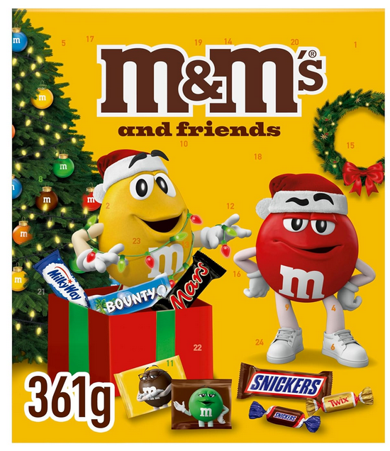 M&M’S & Friends Adventskalender 361g Süßigkeiten für 5,99€ (statt 11€)