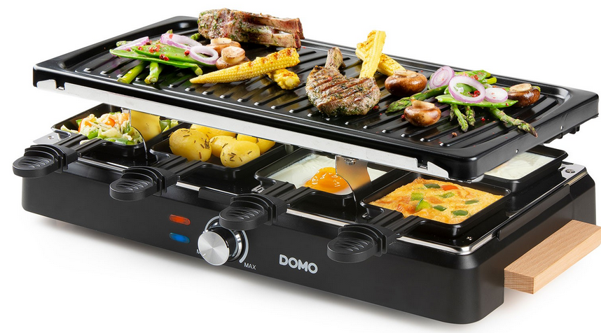 Domo DO9294G Raclette & Tischgrill max. 8 Personen für 39,99€ (statt 70€) Domo DO9294G Raclette & Tischgrill max. 8 Personen für 39,99€ (statt 70€)