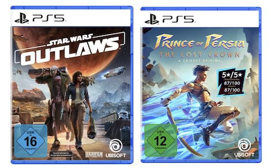 🎮 Star Wars Outlaws + Prince of Persia (beide für PS5) für 26,87€ (statt 42€) 🎮 Star Wars Outlaws + Prince of Persia (beide für PS5) für 26,87€ (statt 42€)