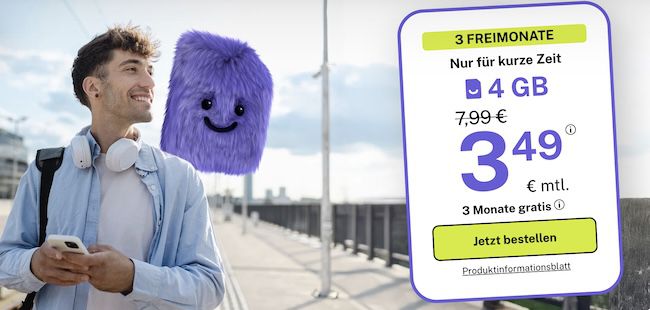 📶 bigSIM 1&1 Allnet-Flat mit 4GB 5G für nur 3,49€ mtl. + 3 Monate geschenkt 📶 bigSIM 1&1 Allnet Flat mit 4GB 5G für nur 3,49€ mtl. + 3 Monate geschenkt