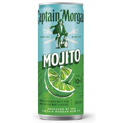 🍹 12x Captain Morgan White Rum Mojito für 17,99€ (statt 33€) – nur 1,50€ je Dose!