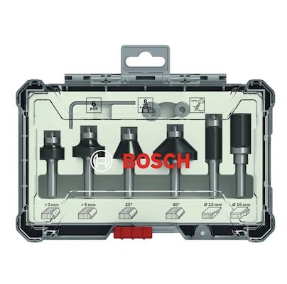 🪵 Bosch Rand- und Kantenfräser-Set 6-teilig ab 20,80€ (statt 32€)