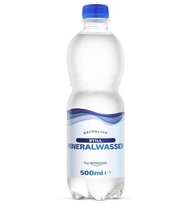 💧 6x 500 ml by Amazon Mineralwasser Still für 1,25€ (statt 2€) – Prime