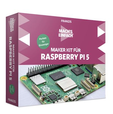 💾 Franzis Einsteiger Raspberry Pi 5 Maker Kit für 18,16€ (statt 49€)