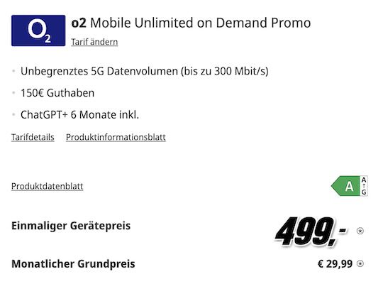 🔥 Mit Ersparnis 📱 Apple iPhone 17 Pro für 499€ + o2 unlimited 5G Allnet für 29,99€ mtl. + 150€ Bonus