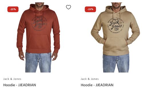 🤑 50% Rabatt auf den 2. Pullover oder Hoodie   Jack & Jones, Tom Tailor, usw.