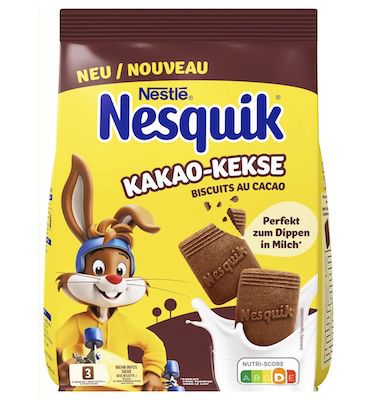🍪 Nestlé NESQUIK Kakao-Kekse, 180g für 1,96€ (statt 2,79€) – Prime