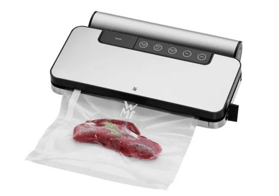 🥩 WMF Lono Vakuumierer inkl. Folienrolle 30×150 cm für 59€ (statt 80€) 🥩 WMF Lono Vakuumierer inkl. Folienrolle 30×150 cm für 59€ (statt 80€)