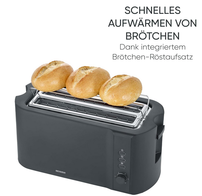 Severin AT 2591 - 4 Scheiben Langschlitztoaster für 29,98€ (statt 40€) Severin AT 2591 4 Scheiben Langschlitztoaster für 29,98€ (statt 40€)