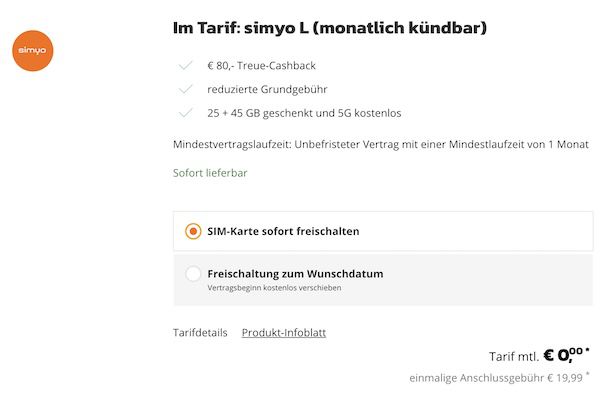 Fehler? 🔥🔥 42€ Gewinn für EUCH durch o2 Tarif (monatlich kündbar) + 80€ Cashback