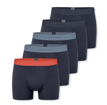 🩳 5er Pack Schiesser Herren Boxershorts aus Bio Baumwolle für 29,95€ (statt 39€)
