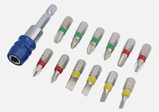 🪛 Draper Schraubendreher Bit Set mit Magnethalterung ab 5,50€ (statt 14€)