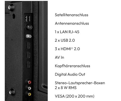 📺 Medion X15015   50 Zoll UHD Fernseher mit Dolby Atmos für 249,85€ (statt 330€)