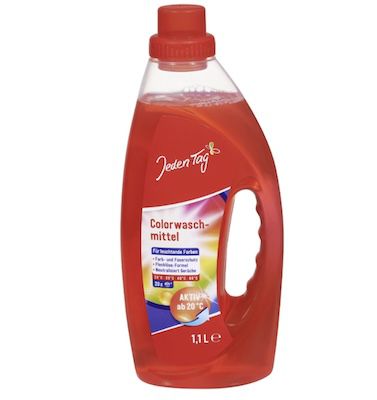 🧺 5x Jeden Tag Color Flüssigwaschmittel je 1,1 L für 7,60€ (statt 15€)