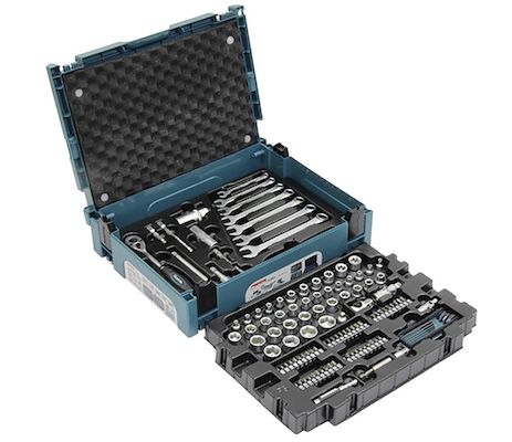 🛠️ Makita E 08713 Werkzeug Set 120 teilig im MAKPAC für 65,99€ (statt 73€)