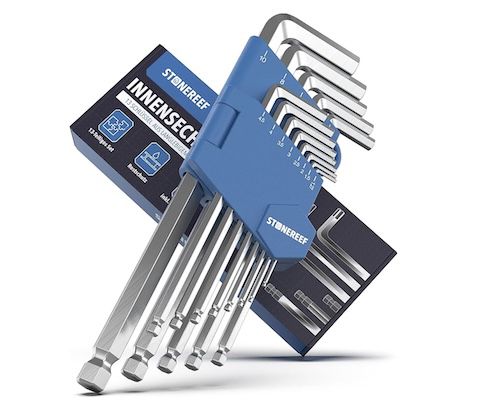 🔩 STONE REEF Innensechskantschlüssel Set inkl. Kugelkopf ab 6,79€ (statt 11€)