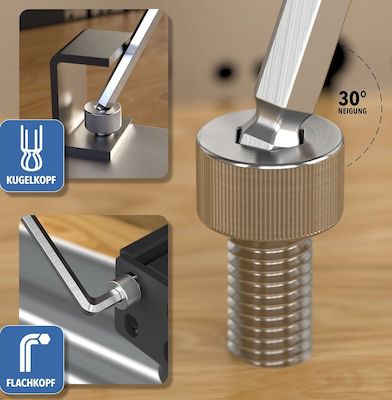 🔩 STONE REEF Innensechskantschlüssel Set inkl. Kugelkopf ab 6,79€ (statt 11€)