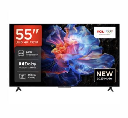 📺 TCL 55P61K – 55 Zoll UHD Fernseher für 299,90€ (statt 349€)