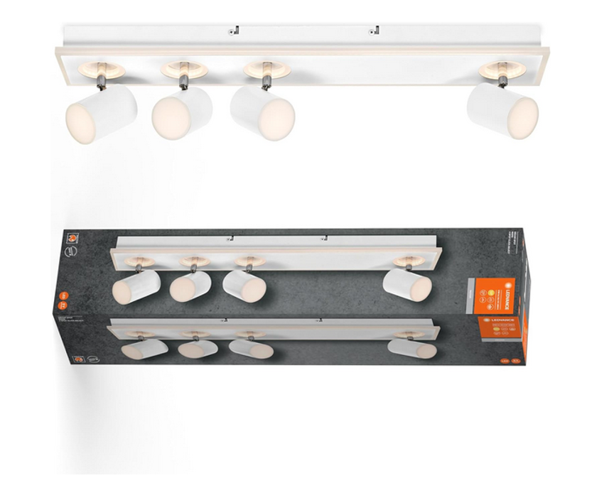 LEDVANCE Mars LED Deckenstrahler 4 Spots für 14,99€ (statt 65€)