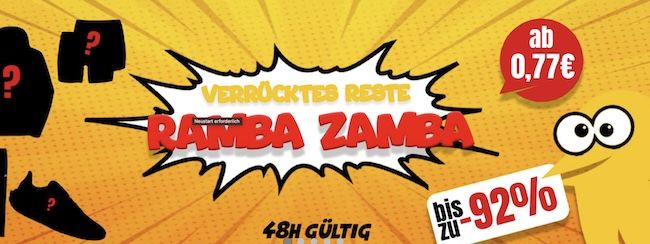 🔥🤩 Picksport Ramba Zamba Sale ab 0,77€   z.B. 👕 Erima Sweatshirt nur 7,99€ (statt 23€)
