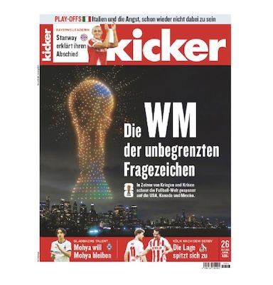 ⚽ 104 Ausgaben vom Kicker für 292,80€ + Prämie 120€ Scheck