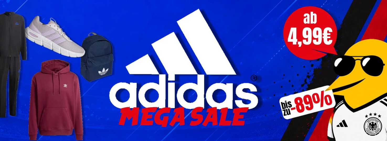 👟 🩳 adidas Weekend Sale ab 4,99€ 💥 z.B. Adidas Daily Cap ab 7,99€ (statt 20€) 👟 🩳 adidas Weekend Sale ab 4,99€ 💥 z.B. Adidas Daily Cap ab 7,99€ (statt 20€)