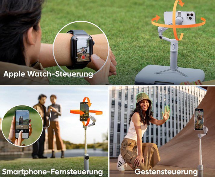 🤳 Insta360 Flow 2 Ki-Gimbal für Smartphones inkl. Zubehör, Beutel & Halterung für 70€ (statt 85€) 🤳 Insta360 Flow 2 Ki Gimbal für Smartphones inkl. Zubehör, Beutel & Halterung für 70€ (statt 85€)