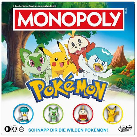 🎲 Monopoly Pokémon Edition Brettspiel für 24,99€ (statt 30€)