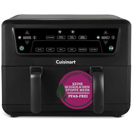 🍟 Cuisinart XXL Zwei Zonen Heißluftfritteuse mit 10,4L für 89,99€ (statt 129€)