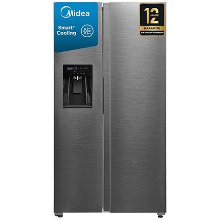 ❄️ Midea Side-by-Side Kühlschrank mit Eis- & Wasserspender für 869,99€ (statt 1.299€)
